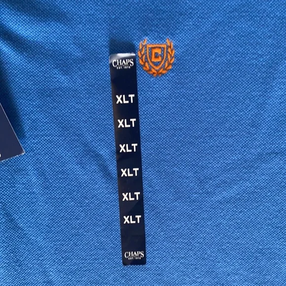 NWT!! Chaps men’s XL Tall polo shirt - Picture 4 of 7